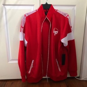 LF Red Track Jacket Size M NEW WITH TAGS